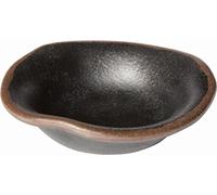 APS 84108 Marone melamina ciotola rustica, 11,4 x 3,2 cm, diametro 115 mm x 30 mm nero