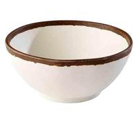 APS 84571 - Ciotola "CROCKER", in melamina, 0,7 l, 12,5 x 6 cm, colore: Bianco/Marrone
