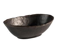 APS 84733 - Ciotola in melamina, Ø 27,5 x 19 x 9 cm, 1,4 l, colore: Nero/Marrone