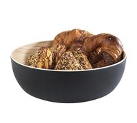 APS 84935 - Ciotola "Frida", in melamina, 30 x 9,5 cm, colore: Beige/Nero