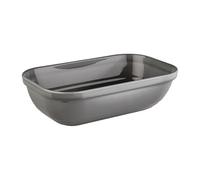 APS 85128 GN 1/4 - Ciotola EMMA, 26,5 x 16,2 cm, altezza 7,5 cm, melamina, grigio, 1,5 litri