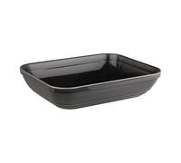 APS 85132 GN 1/2 Schale EMMA, 32,5 x 26,5 cm, altezza 7,5 cm, melamina, grigio, 3,5 litri
