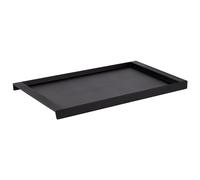 APS 85225 - Vassoio in melamina, 67 x 38 cm, altezza 4 cm, colore: Nero