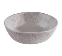 APS 85320 - Ciotola FOOTMARK, Ø 13 cm, altezza 5,5 cm, 0,25 litri, in melamina, decoro, bianco/grigio