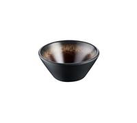 APS 85361-12 ciotole KAYA - Ø 8,5 cm, altezza 3,5 cm, 0,1 l, melamina interno marrone/esterno grigio, impilabili, lavabili in lavastoviglie, robuste ed eleganti