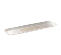APS 85502 GN 2/4 - Vassoio -Blush, 53 x 16,5 cm, altezza 2,5 cm, melammina, bianco/beige