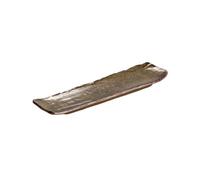 APS 85552 Vassoio/Sushiboard UMI - Melamina marrone, 35 x 10 cm, impilabile