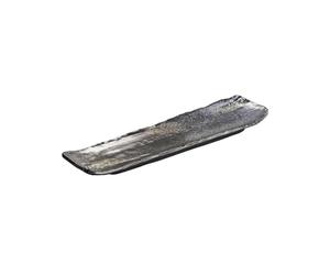 APS 85562 Vassoio/Sushiboard UMI - Melamina nera, 35 x 10 cm, impilabile