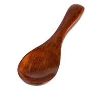 APS 87027 Cucchiaio, cucchiaio di legno, legno (Nanmu), lunghezza 10 cm, misura cucchiaio 3,5 x 3 cm
