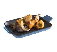 APS 88228 - Padella in ghisa smaltata, 16 x 13 cm, altezza: 2 cm, colore: Nero