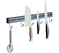 APS 88912 - Portacoltelli magnetico con 2 supporti magnetici e gancio, 60 cm
