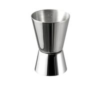 APS 93120 - Misuratore da bar, 2 cl / 4 imensioni interne 1 cl / 3 i alta qualità, per uso alimentare, lavabile in lavastoviglie, jigger per misurare ingredienti per cocktail, acciaio