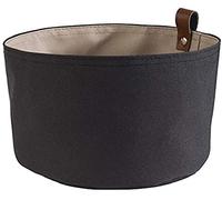 APS Borsa per il pane in fibra sintetica antimacchia e lavabile, versatile cestino per il pane per prodotti da forno, frutta o cereali (diametro 20 cm)