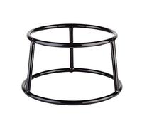 Aps Buffet Supporto - Multi Round di Rivestimento in Metallo, Nero, Diametro 15,5/18 cm, Altezza: 10 cm