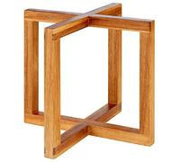 Aps Buffet Supporto - Wood in Legno, Naturale, 20 x 20 x 17,5 cm