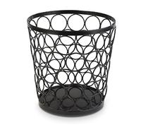 APS Cestino per il pane e la frutta "Basket", elegante cestino per buffet in metallo, diametro 21 cm, altezza 21 cm, qualità professionale