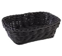 APS cesto rettangolare, in polipropilene, colore: nero, 19 x 13 x 6 cm