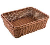APS cf307 polipropilene cestino in rattan marrone, 1/3 GN