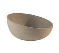 APS Ciotola Element - Ciotola in cemento di alta qualità con parte inferiore che protegge i mobili - Impilabile e con le dimensioni Ø: 22 x H: 6 cm / 10,5 cm per 1,1 litri, rotonda e smussata