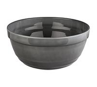 APS Ciotola Emma - Ciotola rotonda a buffet in melamina - Volume 2,3 l/Ø 23 cm/altezza 10,5 cm/grigio