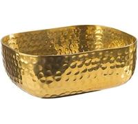 APS Germany – Ciotola in alluminio, superficie dorata martellata, 0,7 L 15,5×12 cm, per pane