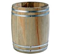 APS - Contenitore per posate - Botte di legno in legno, Ø 11,5 cm, altezza: 14 cm