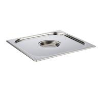 APS 81795 GN 2/3 coperchio senza incavo per cucchiaio, acciaio inossidabile, dimensioni 325 x 355 mm/altezza 30 mm