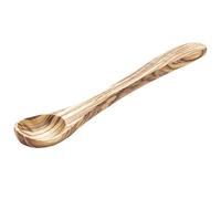 APS Cucchiai, set da 2 pezzi, lunghezza: 14 cm, legno d'ulivo (ogni pezzo è unico. Il colore e le venature possono variare)