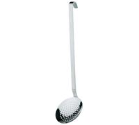 APS Cucchiaio scanalato "Profi", Colino, Mestolo scanalato, Aiuto in cucina, Diametro 14 cm, Lunghezza manico 40 cm, Acciaio inossidabile 18/8