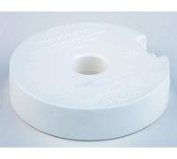 APS elemento refrigerante/batteria di raffreddamento rotondo, circa 10,5 cm di diametro, altezza 2,5 riempito con liquido refrigerante Bianco Semplice in freezer, einfrierenr