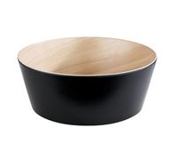 APS "Frida Bowl, ciotola in melamina, Ø 26,5 cm, altezza 10,5 cm, beige/nero, per 3,4 litri di capacità