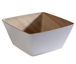 APS Frida - Ciotola profonda 250 mm, 250 x 250 mm, colore: Bianco
