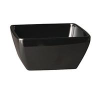 APS gf135 in melamina Ciotola quadrata, lunghezza 12,5 cm, colore: nero