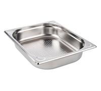 APS 81901 GN 1/2 contenitore perforato, contenitore gastronorm inossidabile, dimensioni 265 x 325 mm/altezza 65 mm