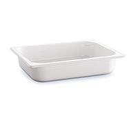 APS GN 1/2 contenitore - Eco Line, Melamina, Bianco, 3,4 litri, 32,5 x 26,5 cm, altezza: 6,5 cm