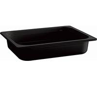 APS GN 1/2 contenitore - Eco Line, Melamina, Nero, 3,4 litri, 32,5 x 26,5 cm, altezza: 6,5 cm