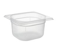 APS GN 1/6 - Contenitore in Polipropilene, 1,5 l, 17,6 x 16,2 cm, Altezza 10 cm