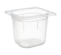 APS GN 1/6 - Contenitore in Polipropilene, 2,2 l, 17,6 x 16,2 cm, Altezza: 15,0 cm
