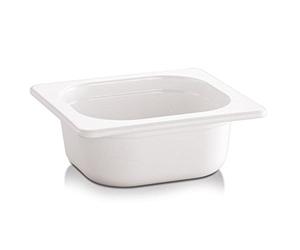 APS GN 1/6contenitore ECO LINE in melamina in bianco, 1litro, 17,6x 16,2cm