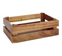 Aps Legno Box - Super Box in Legno di Acacia, 29 x 18,5 cm, Altezza: 10,5 cm