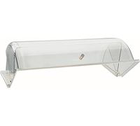 APS - Parafiato chiuso ruotabile, in SAN, trasparente, 44 x 33,5 cm, altezza: 17 cm