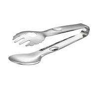 APS Pinza per insalata TIDLOS, lunghezza totale: 22 cm, in acciaio inox lucidato a specchio, intagliato su un lato, dimensioni pala: 5 x 2 cm