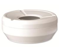 APS posacenere diametro ca. 10cm, H: 4cm in melammina, bianco impilabile