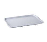 APS Vassoio Fast Food, infrangibile e lavabile in lavastoviglie, Made in Germany, 41 x 30,5 cm, altezza 2 cm, grigio