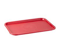 Vassoio APS Fast Food, infrangibile e lavabile in lavastoviglie, Made in Germany, 41 x 30,5 cm, altezza 2 cm, rosso
