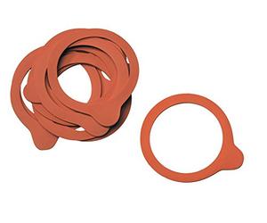 APS Set di 10 anelli in gomma a tenuta stagna per il coperchio Weck-bicchieri colore gomma