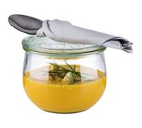 APS Set di 6 bicchieri originali WECK da 580 ml con coperchio, Ø 11 cm, altezza 9 cm, forma a tulipano