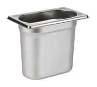 APS 81506 GN 1/9 contenitore, acciaio inossidabile Contenitore gastronorm, dimensioni 175 x 105 mm/altezza 150 mm/volume 1,5 litri