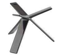 APS Star Supporto per Buffet in Metallo e Nero Poliestere con Un' Altezza di 18 cm