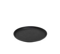 APS Vassoio Gastro, vassoio di servizio nero, vassoio in PRFV con superficie antiscivolo, Ø 27,5 x altezza 2 cm, nero